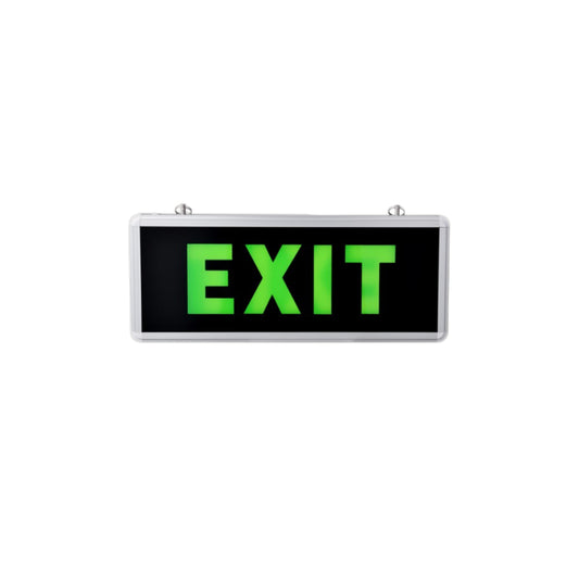 Aluminum Exit Sign Black
